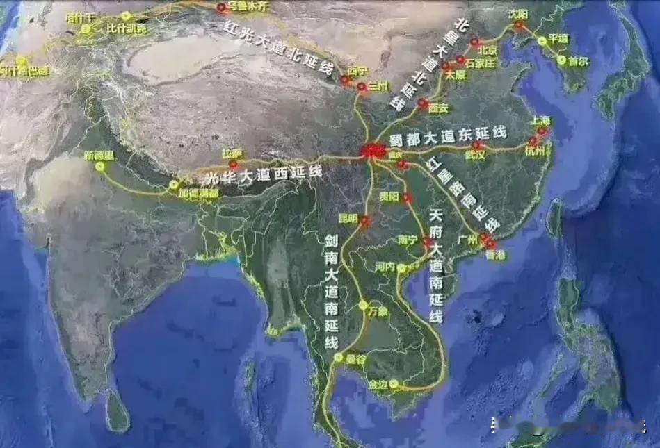 那个网友这么有才，将成都的辐射圈范围描述的这么夸张。