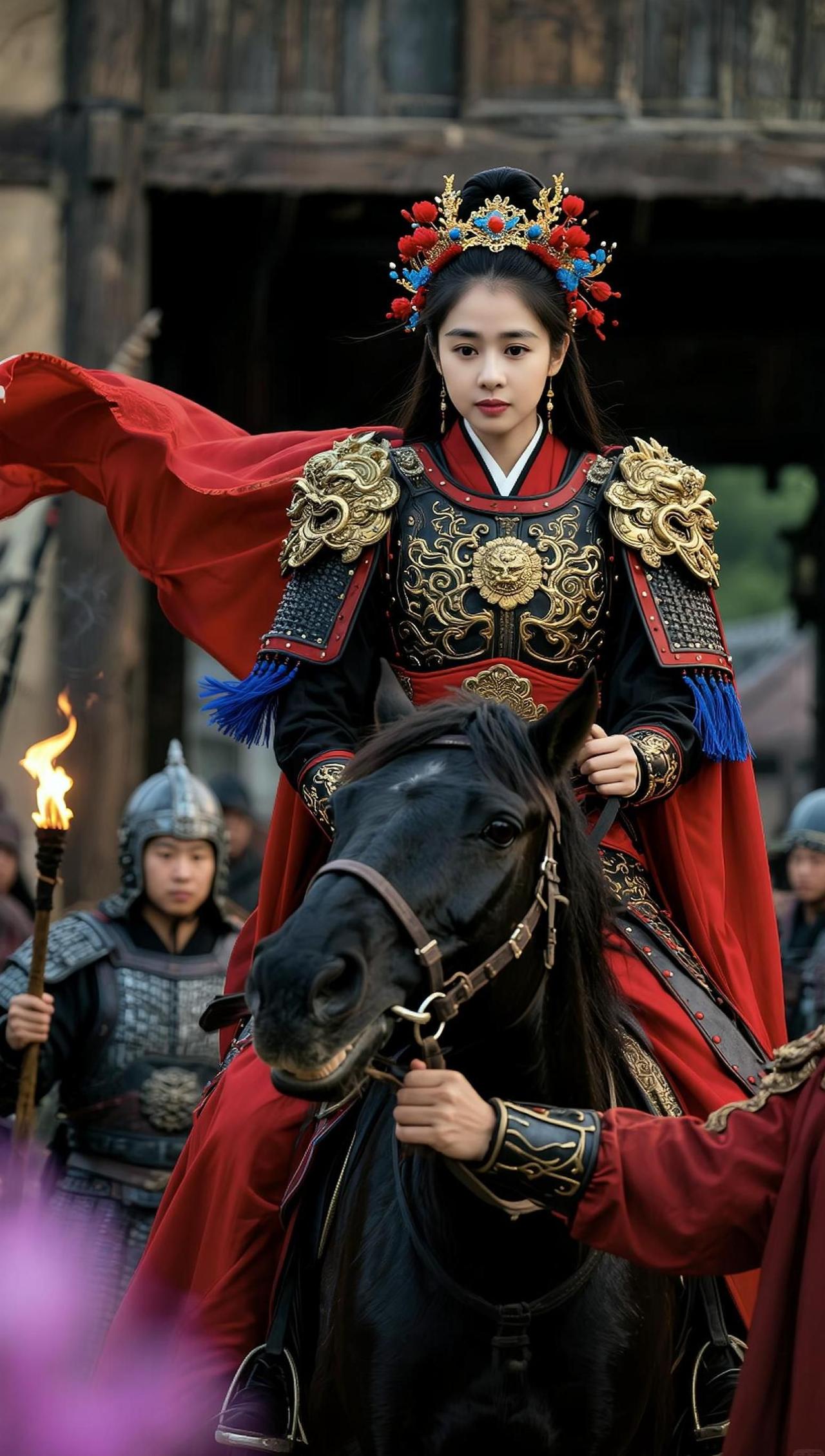 AI飒爽女将写真 随变ai随便玩