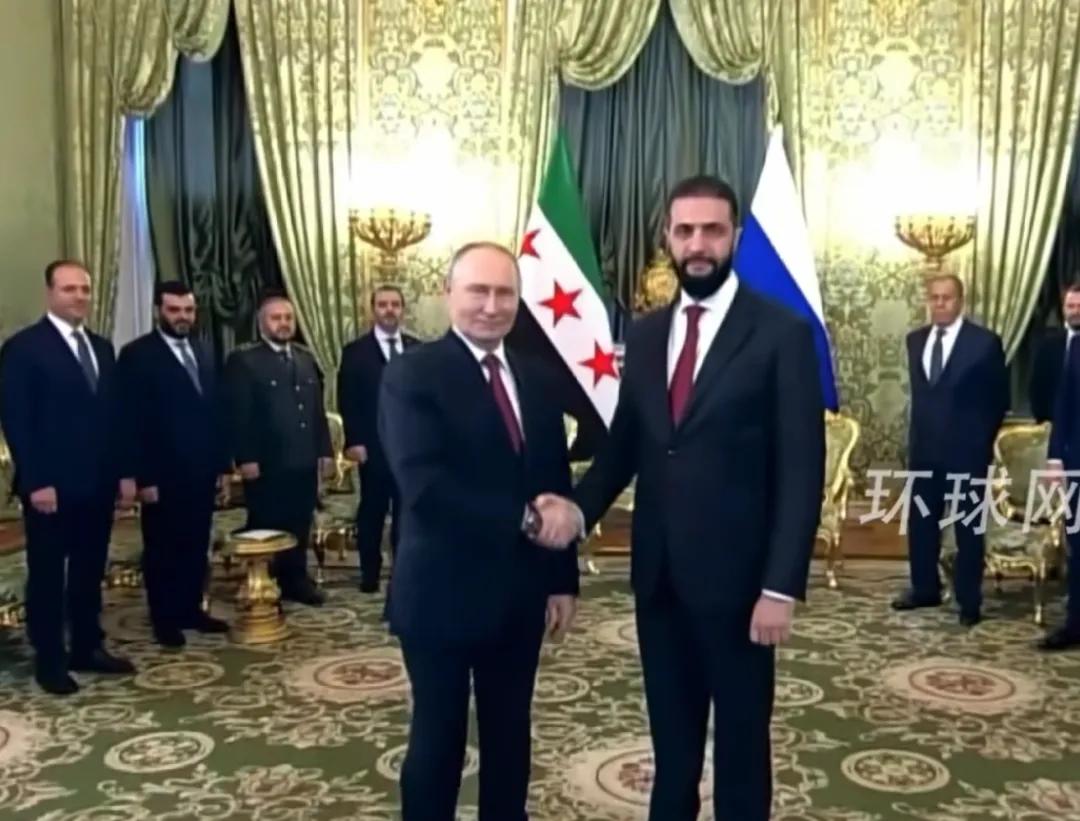 阿萨德的困境可能会就此解除，
朱拉尼访俄是为了重新建立俄叙关系，虽然提出要引渡阿