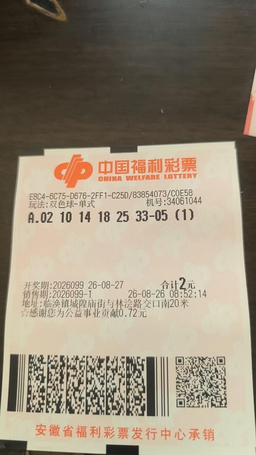 双色球，新的一期开始了