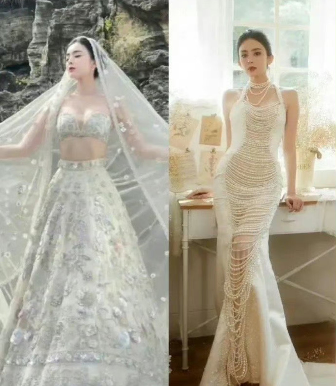 这婚纱普通人结婚应该不敢穿吧… 