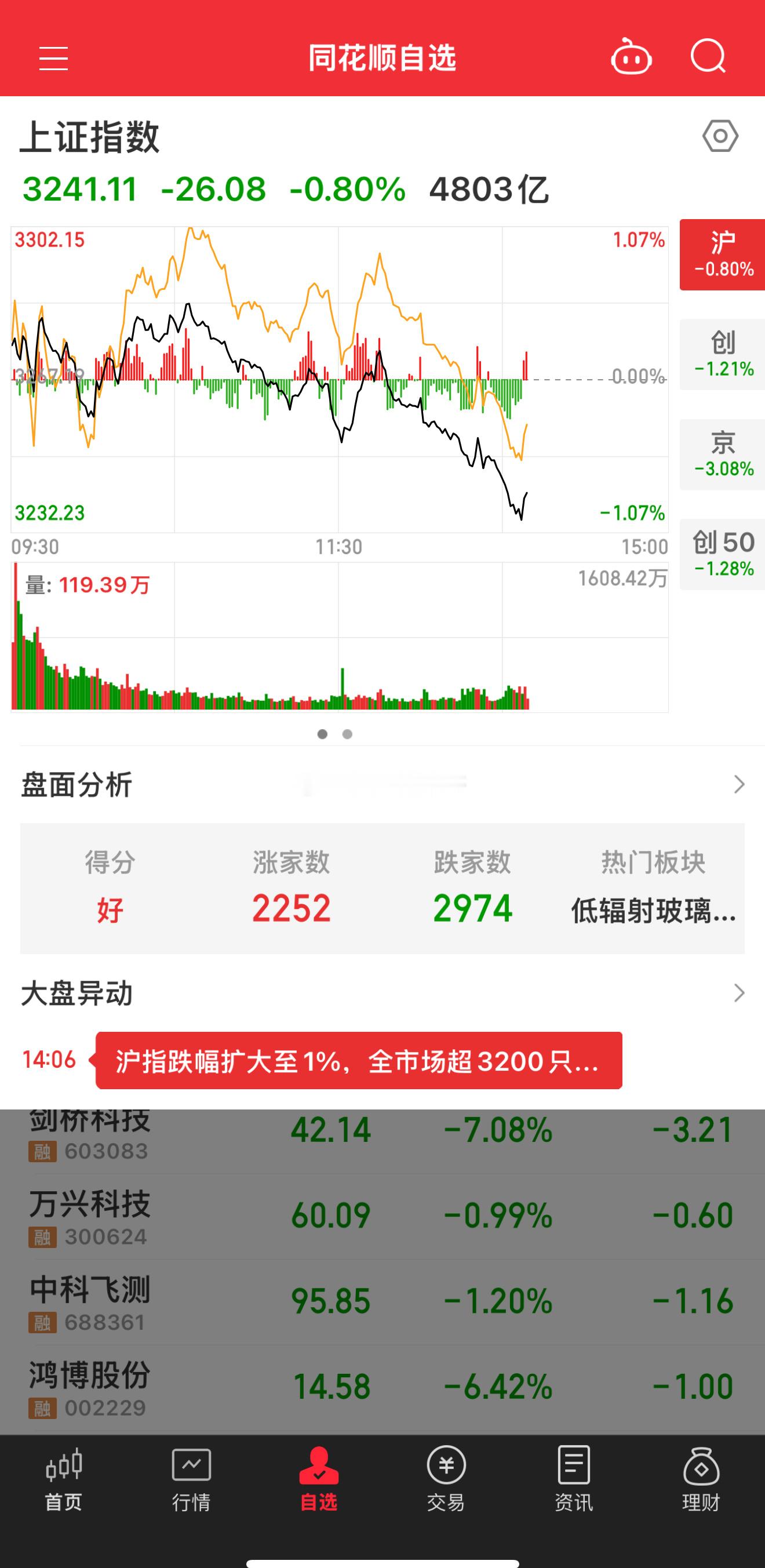 今天继续这么砸，有种去年年底那种恐慌盘面了，不反包近期都不能随便乱动了 