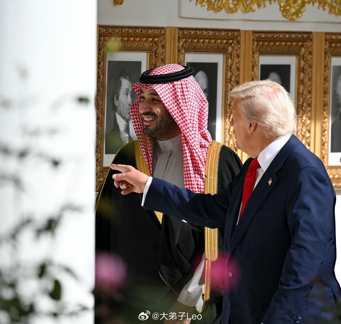 个人感觉，特朗普这个装修跟萨勒曼挺搭的 