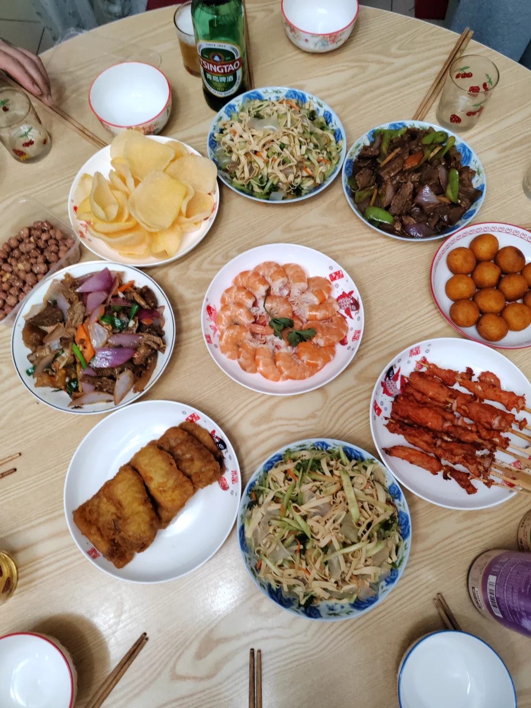 一荤一素，年就这么过完了