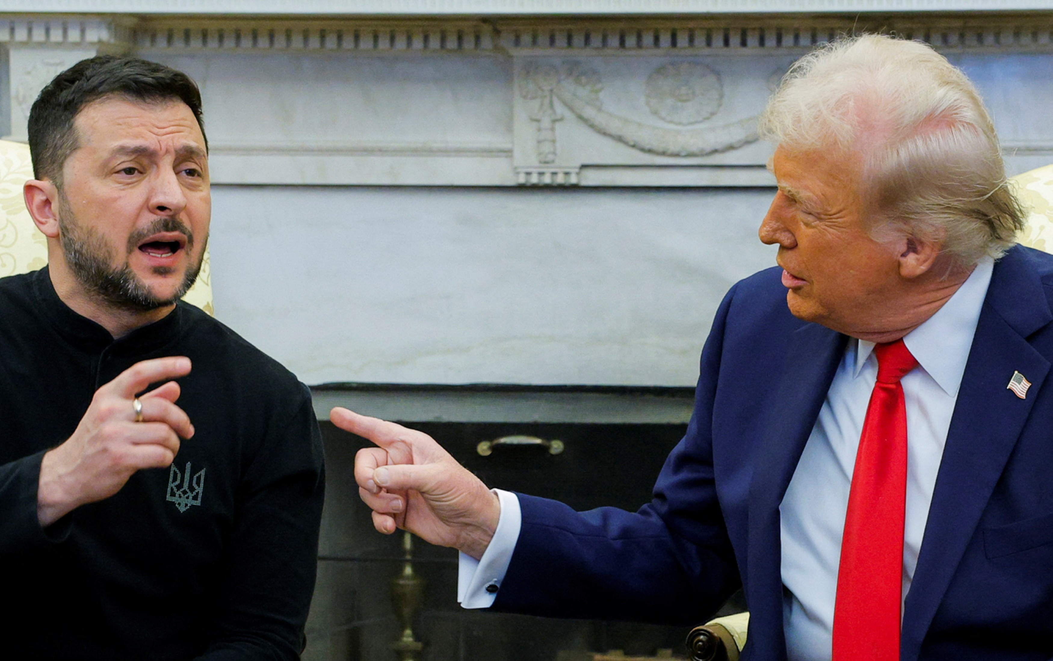 特朗普称阻挠俄乌和平的是泽连斯基，而非普京。泽连斯基则回应，乌克兰从未且不会成为