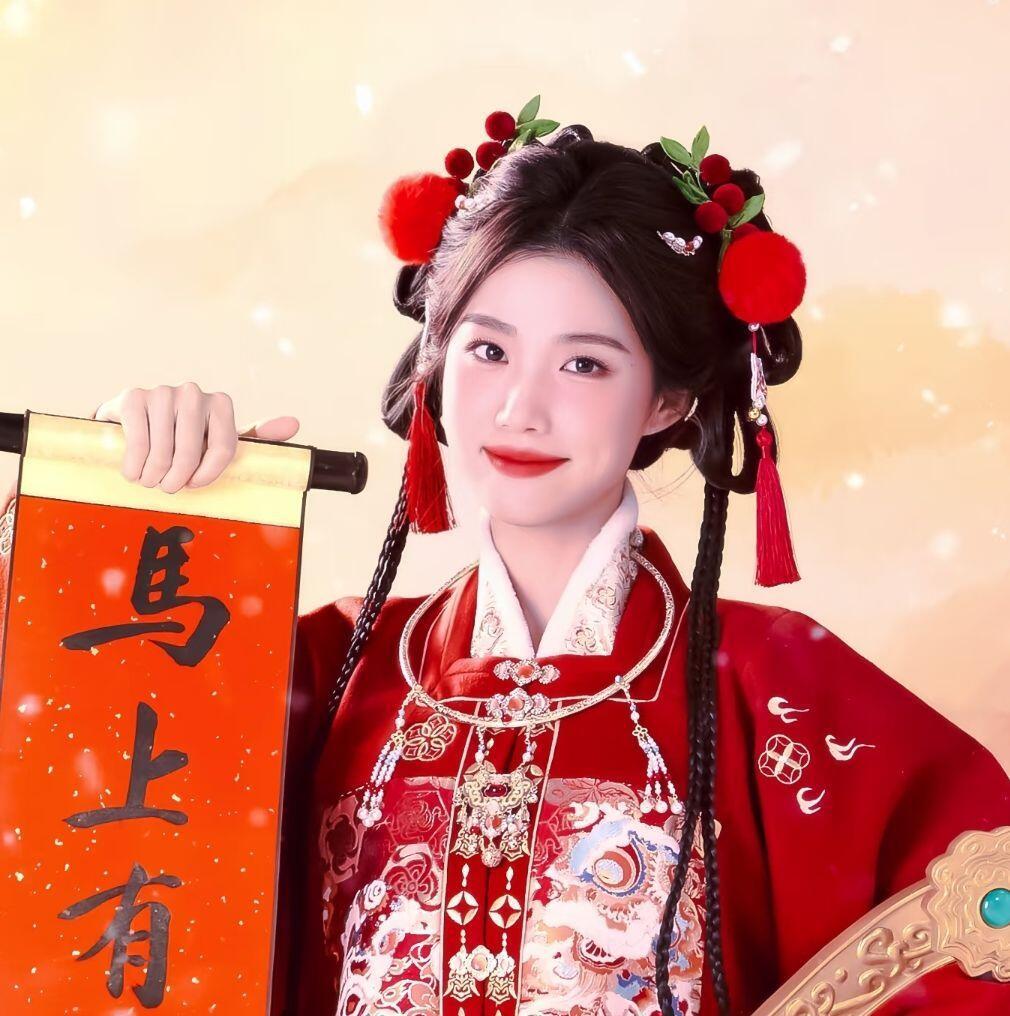 卢昱晓新年头像 