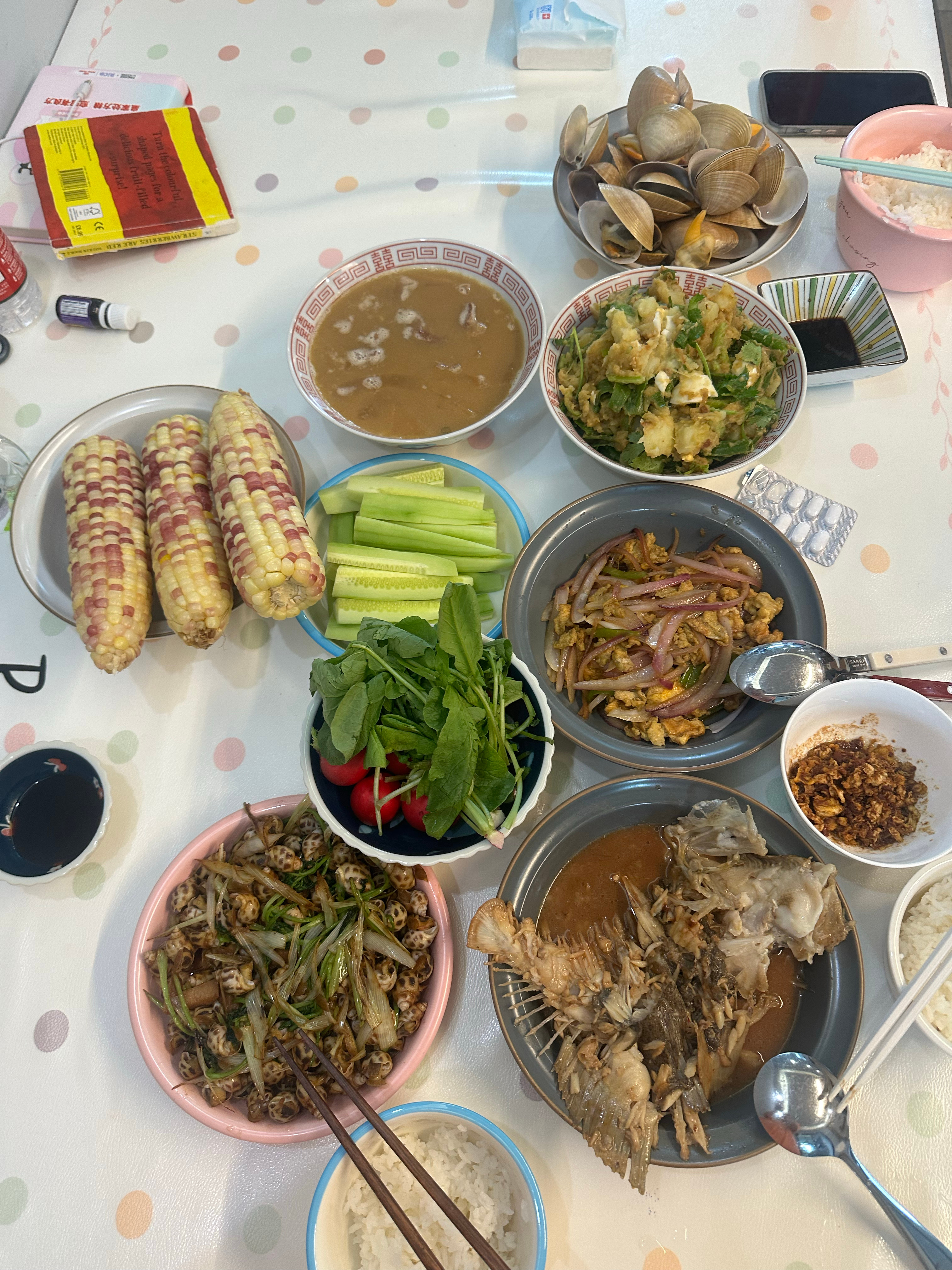 东北一家人的控糖减脂餐。 