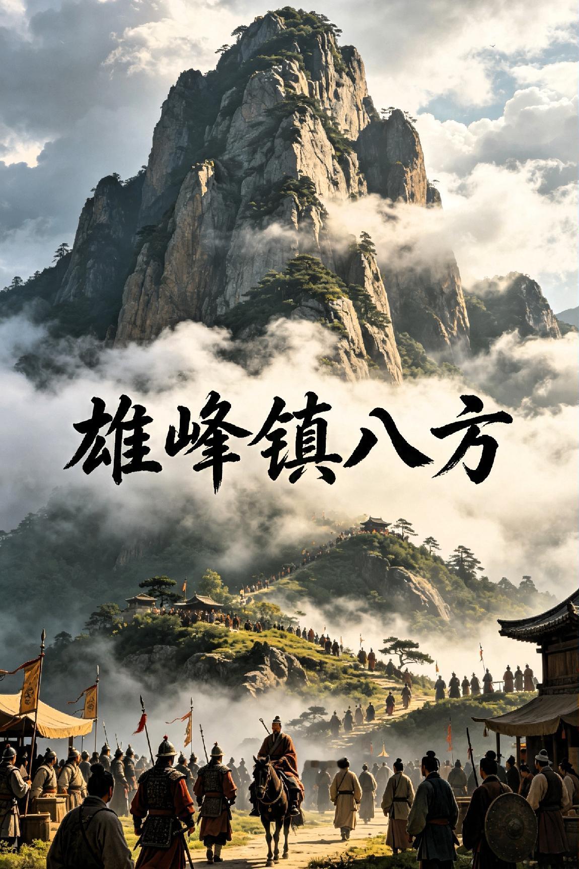 《雄峰屹立镇八方》

 
雄峰屹立镇八方，峻骨凌云接昊苍。

叠壑深林藏秀色，危
