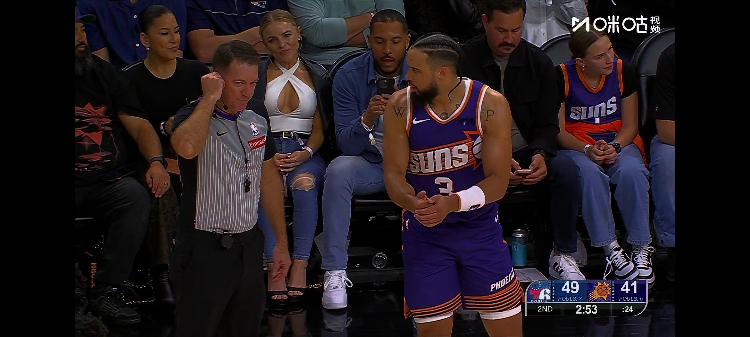 今天这球还挺好看的76人vs太阳