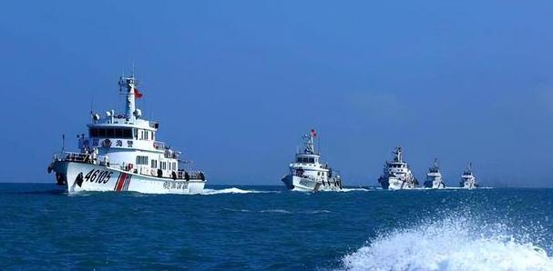 日本在台海方向刚画完一条线，中国的海警船就直接开进了琉球。
6月10日，日本官房