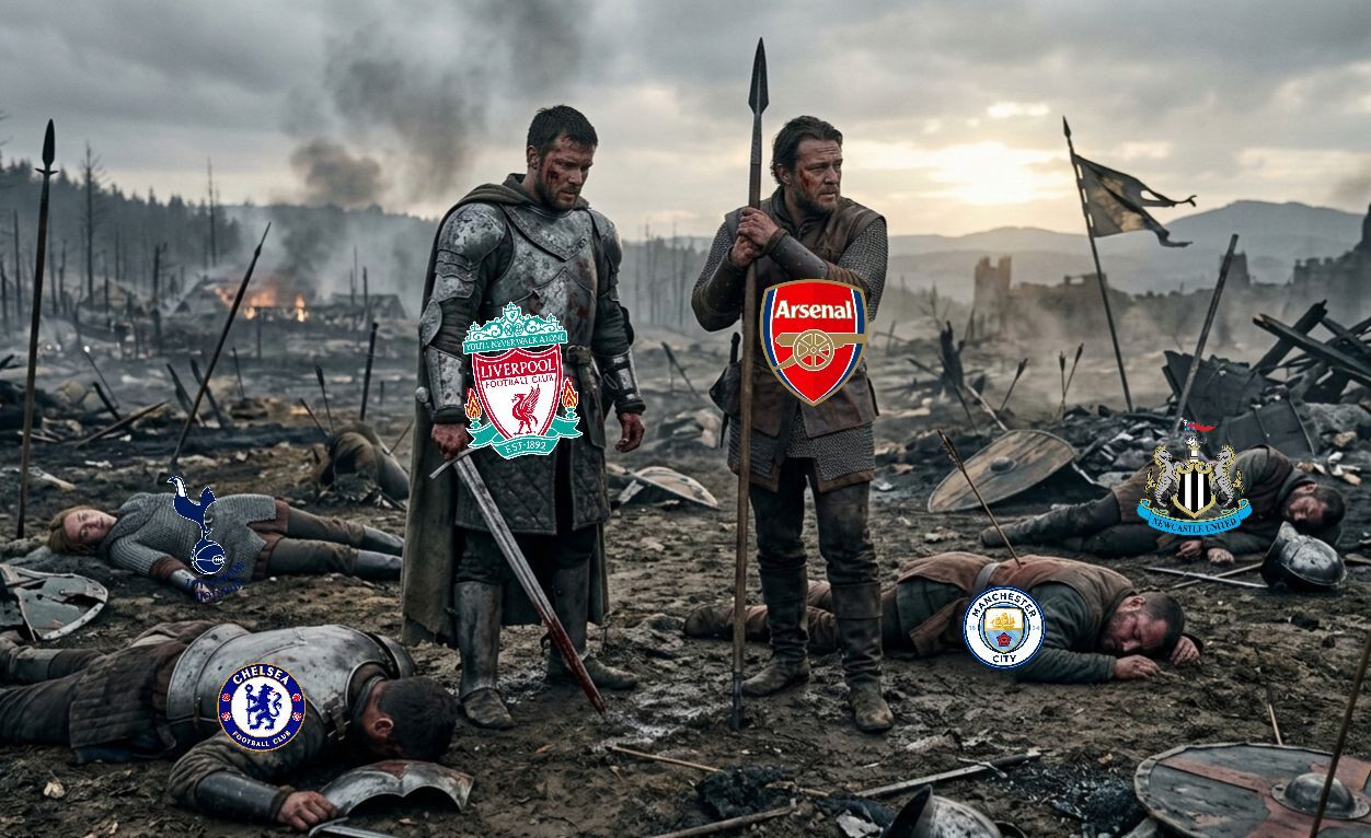 现在的阿森纳利物浦be like： 