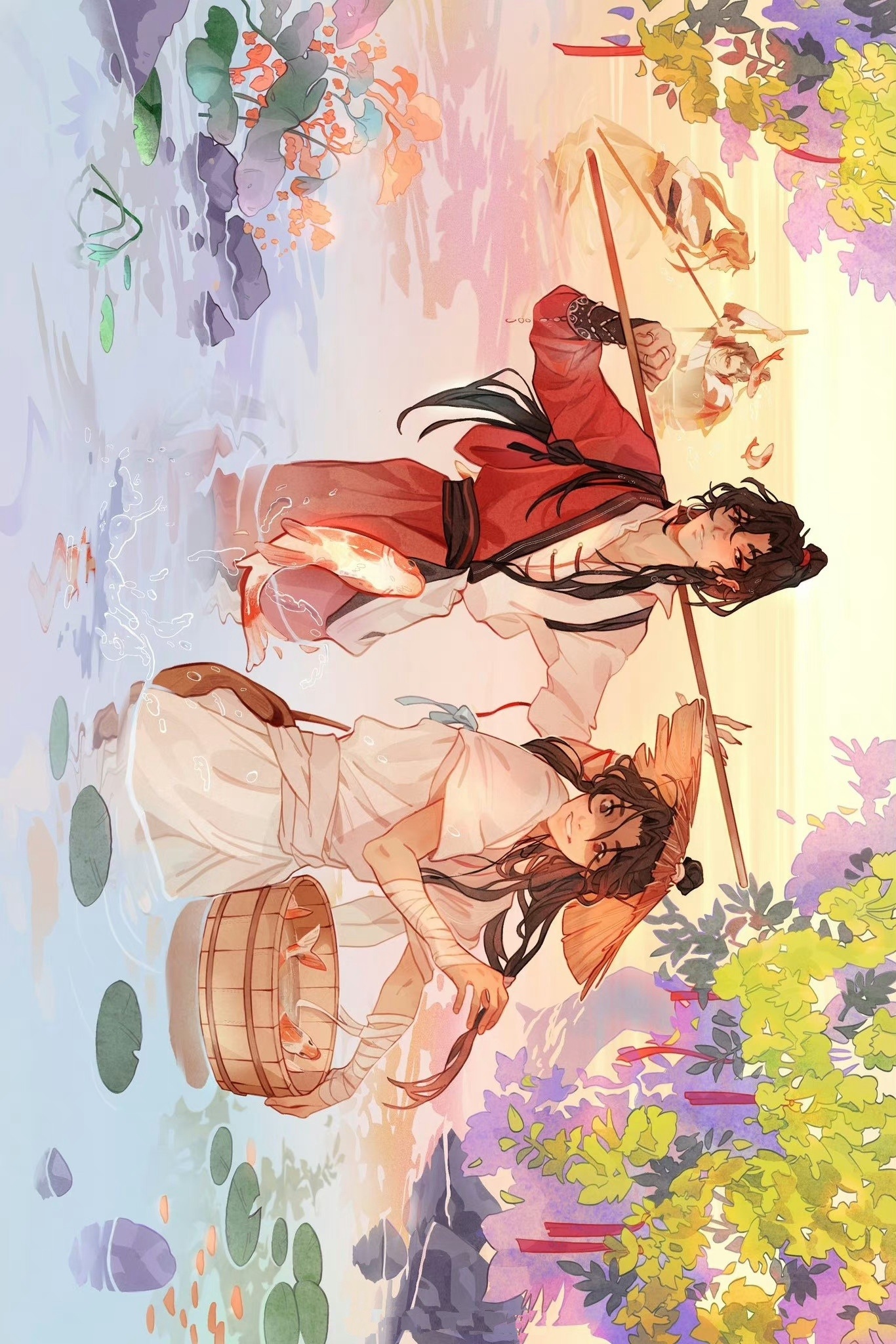 #天官赐福##花怜#岁月静好！怜怜是打算亲手下厨嘛[馋嘴]x：Marik_dra