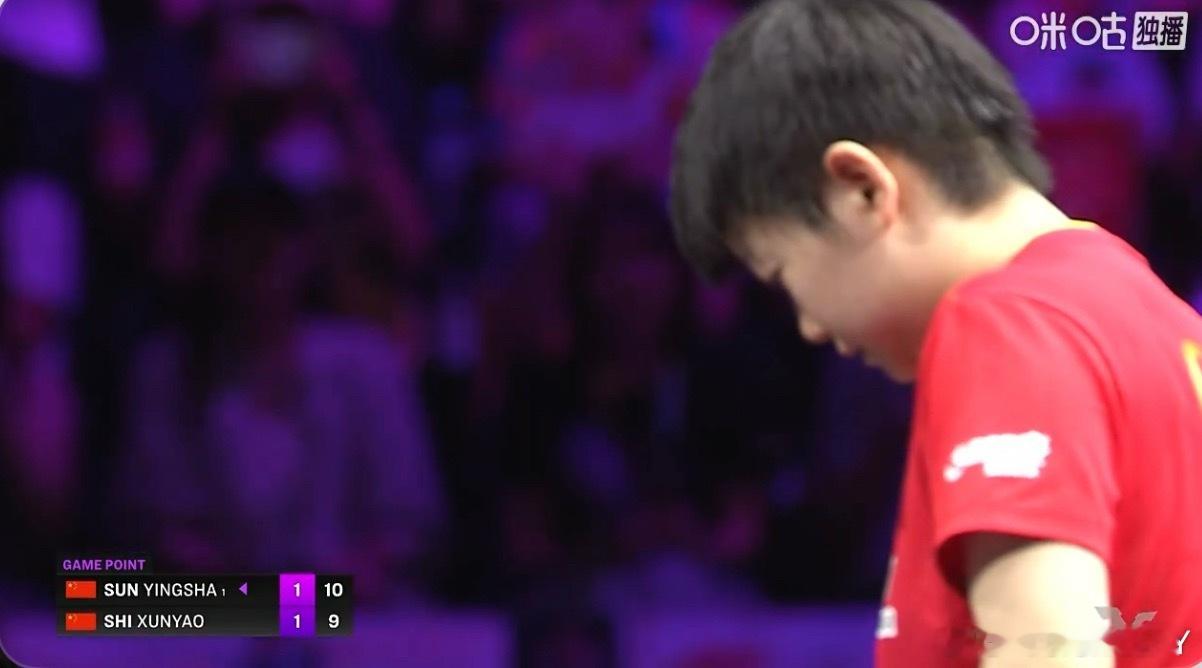 孙颖莎2-1石洵瑶有人总说孙颖莎内战不想赢大湾区全是内战她想不想赢？人家都在研究