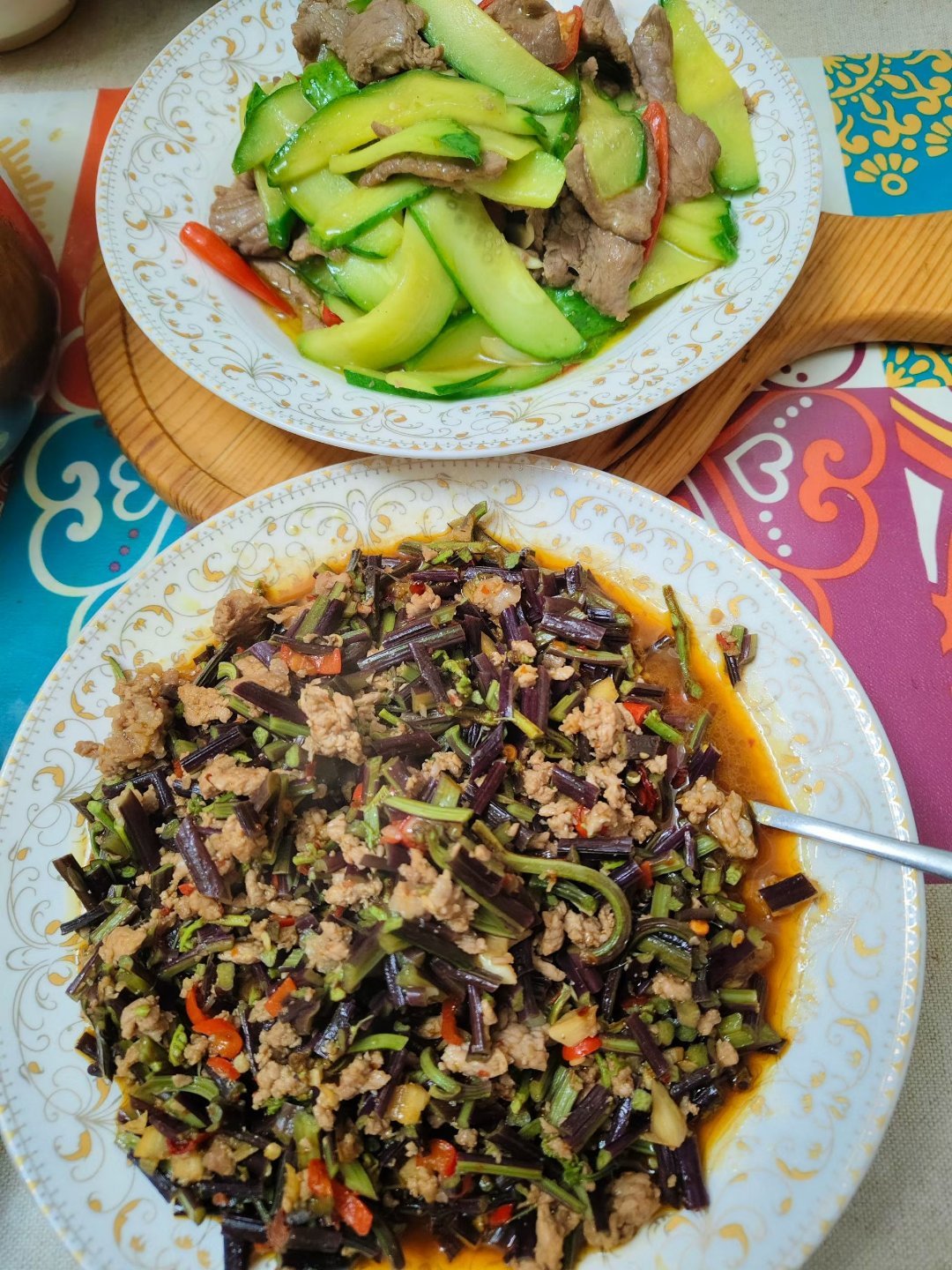 从来没吃过的两道菜