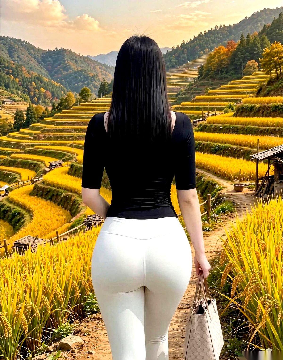 浙西山区刚整完的1200多亩连片梯田，每一层宽度全匀到了8米以上。
从前这里全是