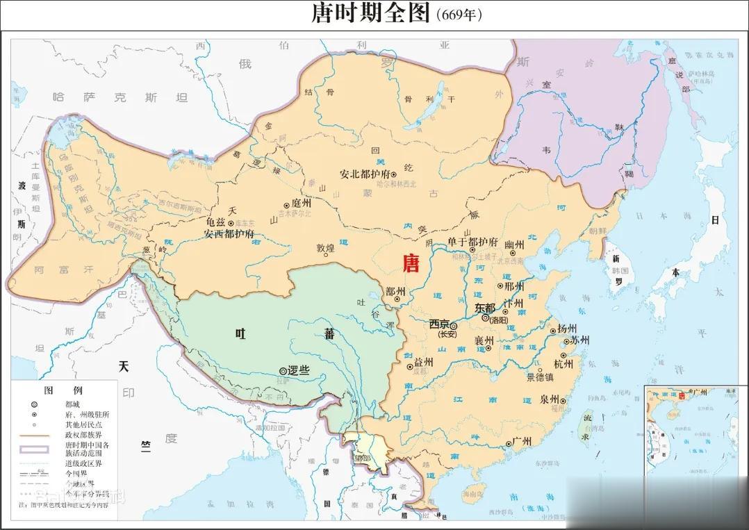 大唐时期全图