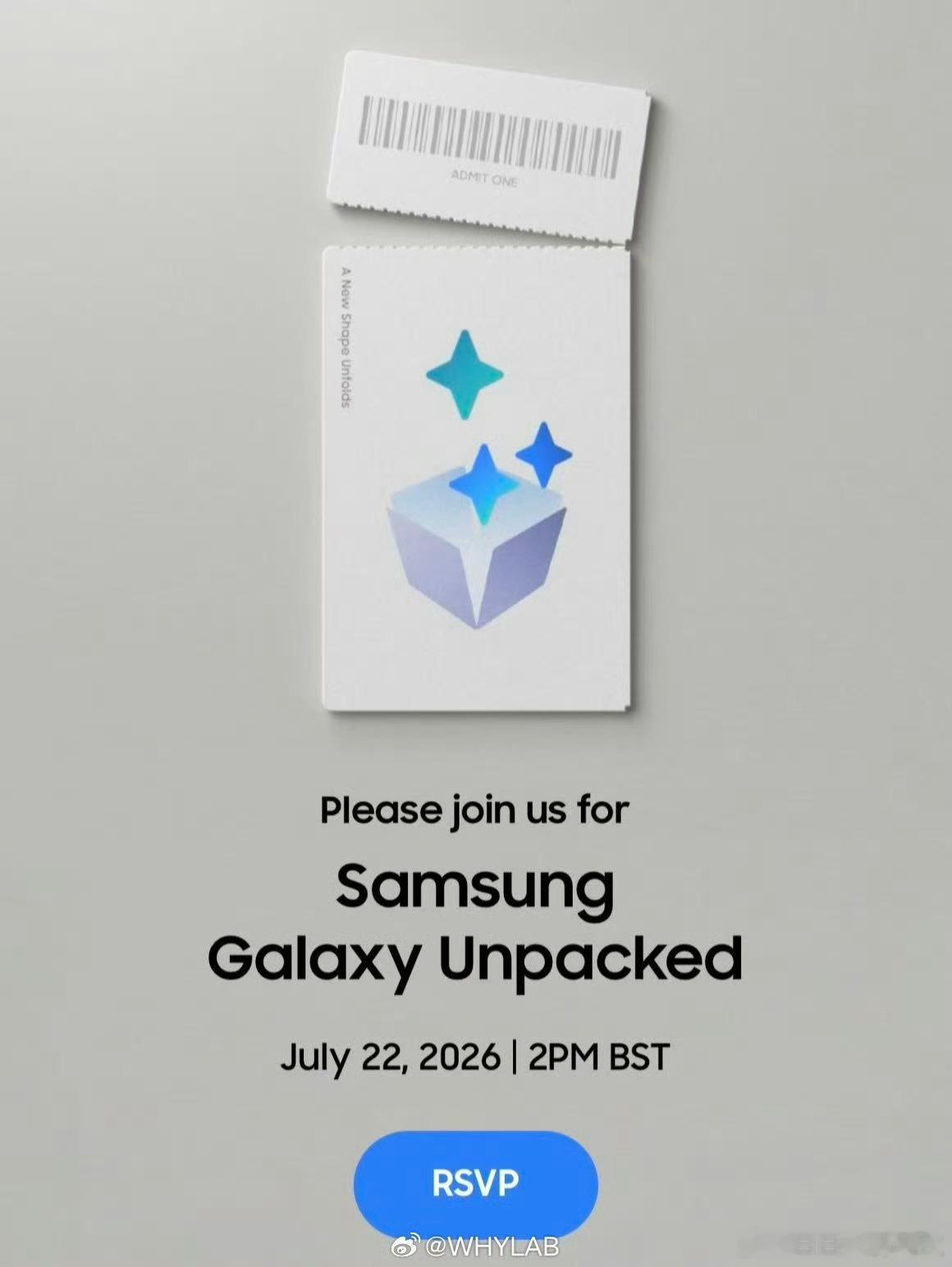 乳状云 特大暴雨三星 Galaxy Unpacked 新品发布会定档 7 月 2