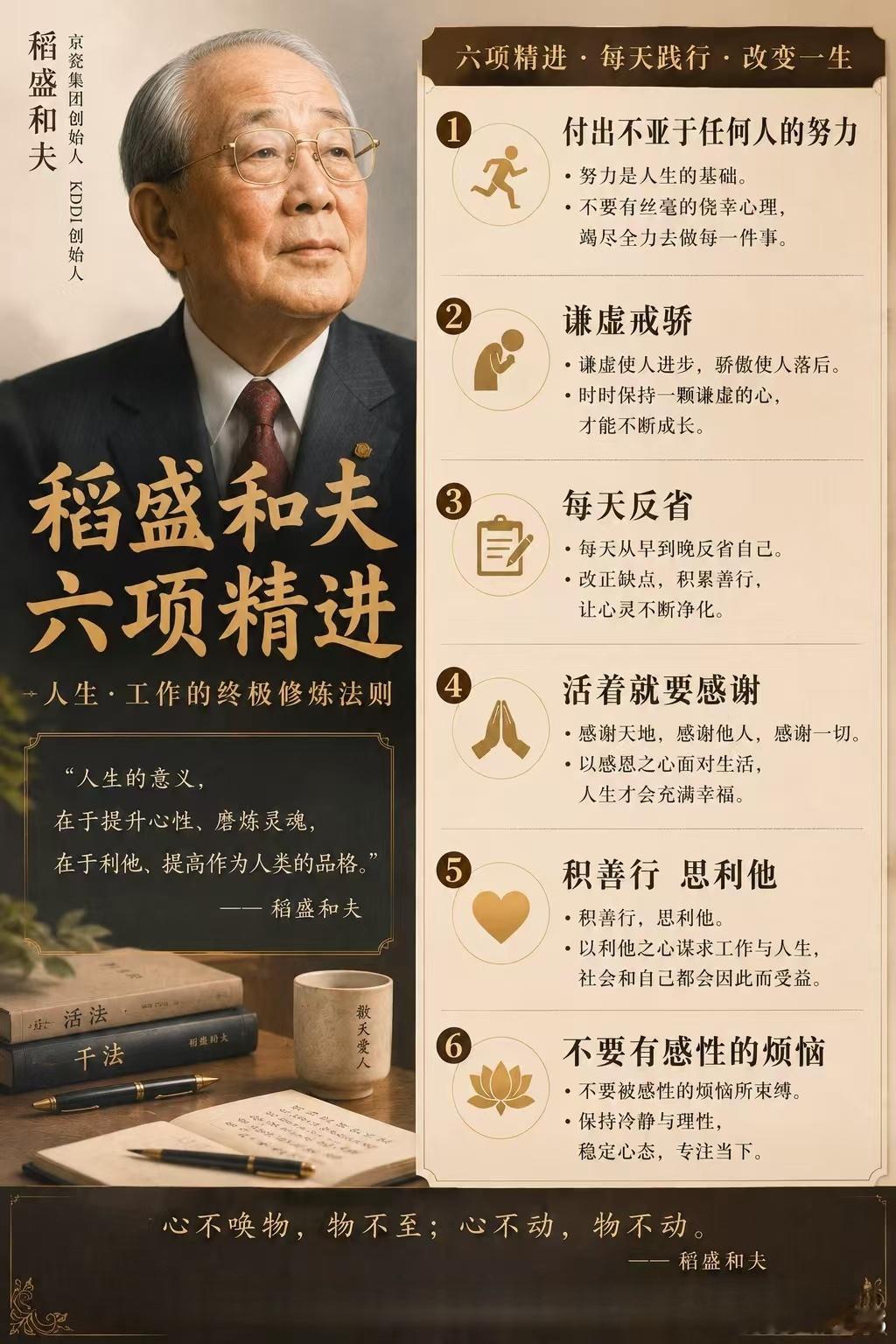 稻盛和夫的六项精进 