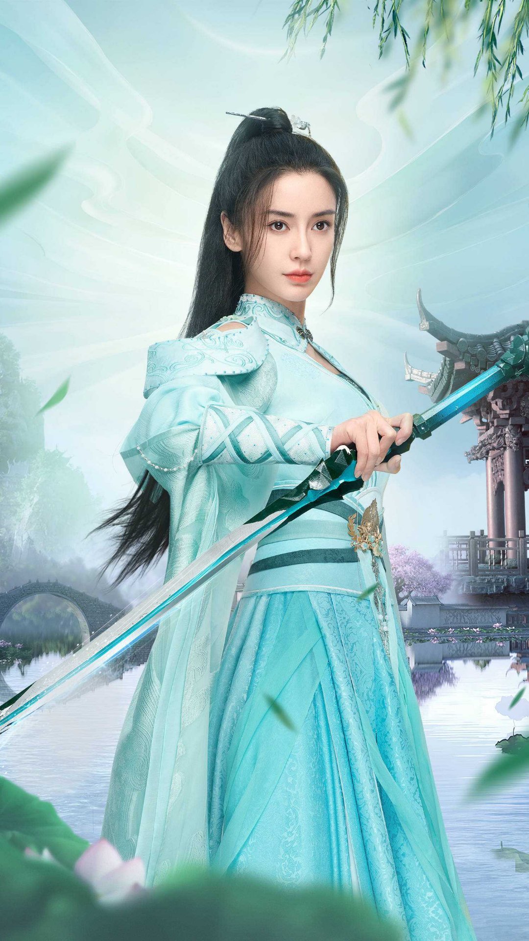 angelababy angelababy 时间予我千万种满心欢喜，沿途逐枝怒放