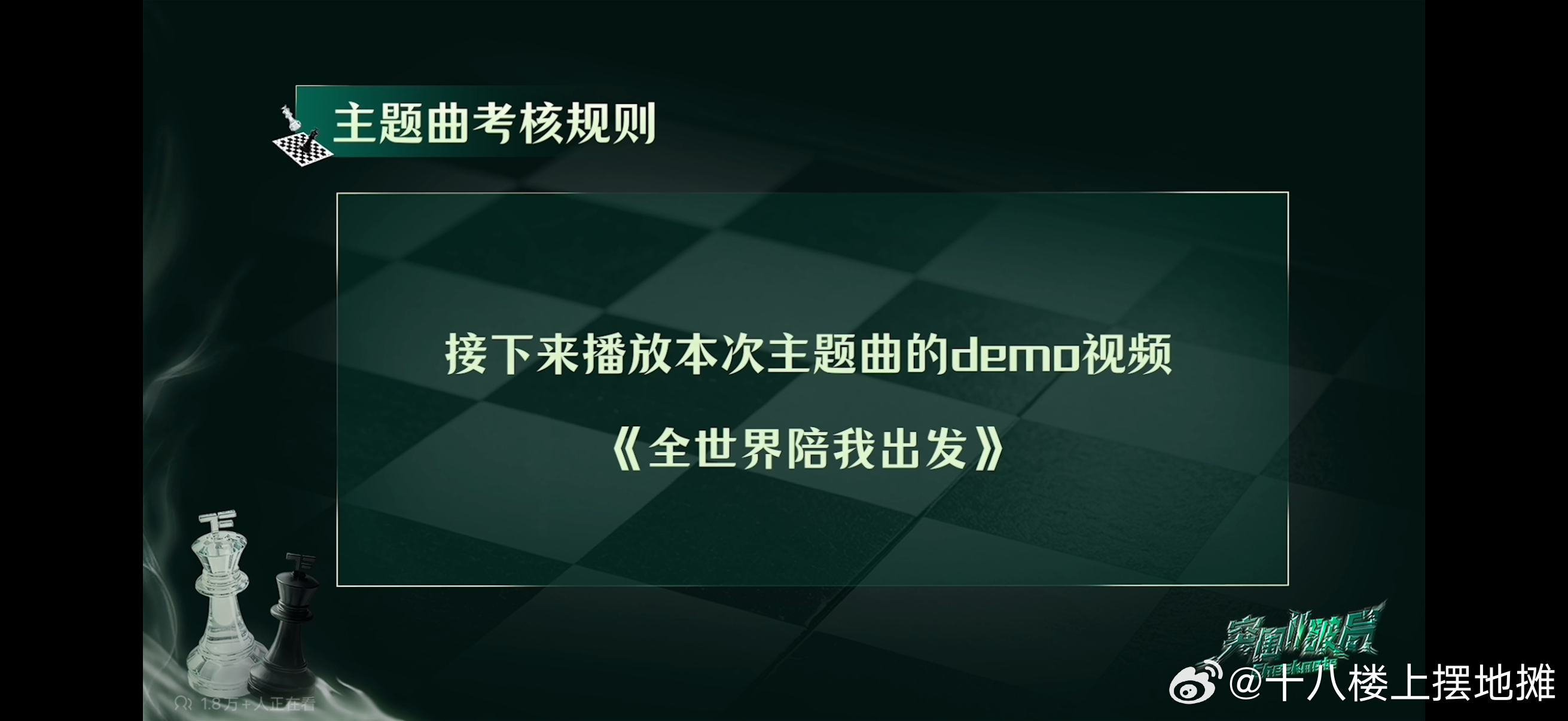 这次主题曲名《全世界陪我出发》 