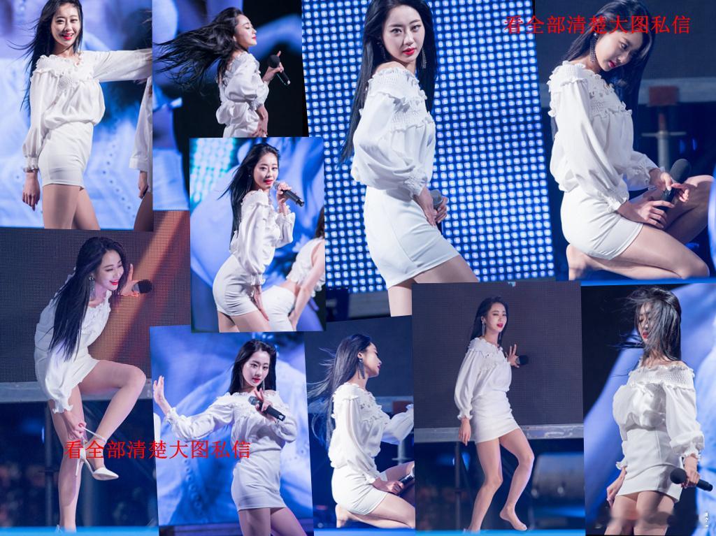 女团台上直接脱高跟鞋了...肉丝~ 