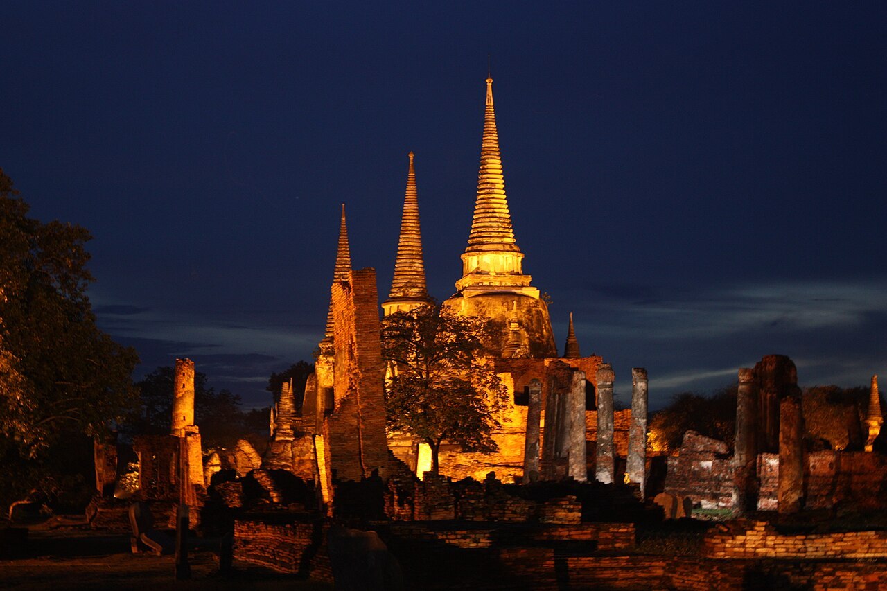 Historic City of Ayutthaya泰国 阿瑜陀耶古城1991年