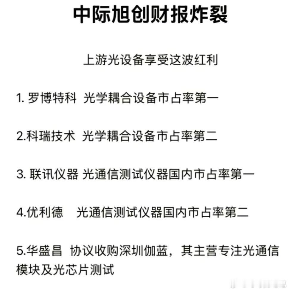 联讯仪器这周上市，光模块测试设备龙一，直接供货中际旭创新易盛会对光模块设备尤其是