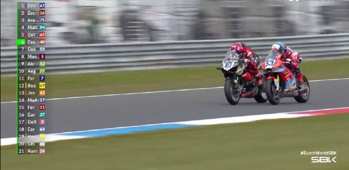 WSBK荷兰站：张雪机车获第二回合正赛第7名