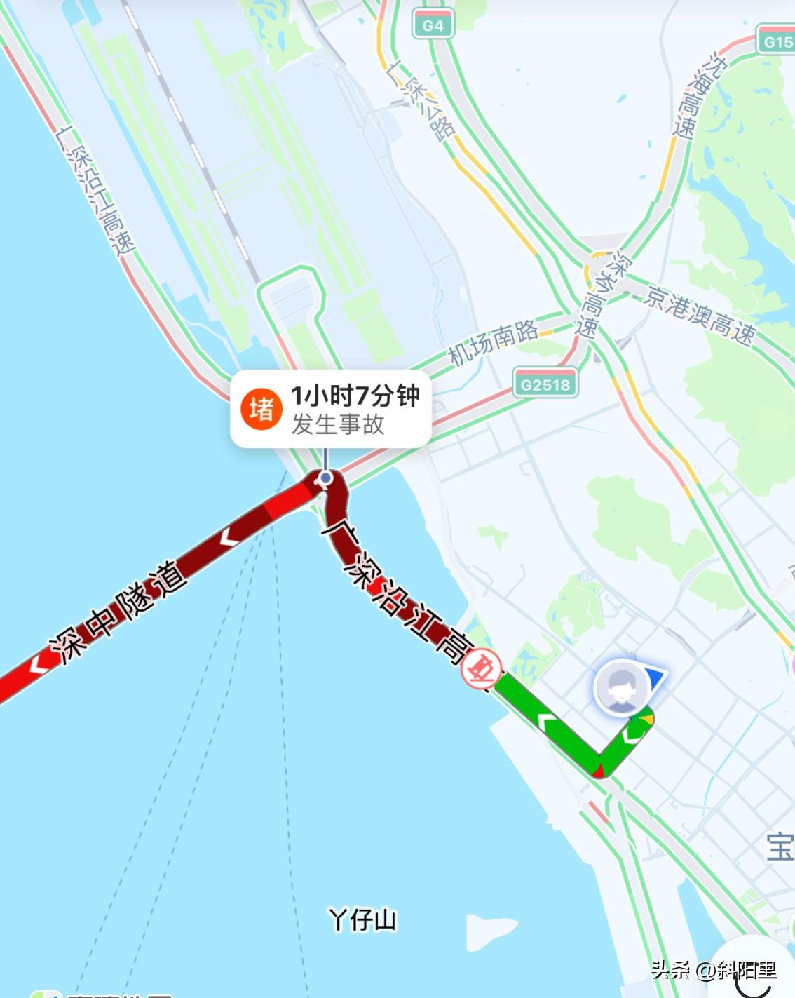 不用等到国庆这种节日，就平常周末深中通道也是必堵的！除了车流量大之外，深中通道有