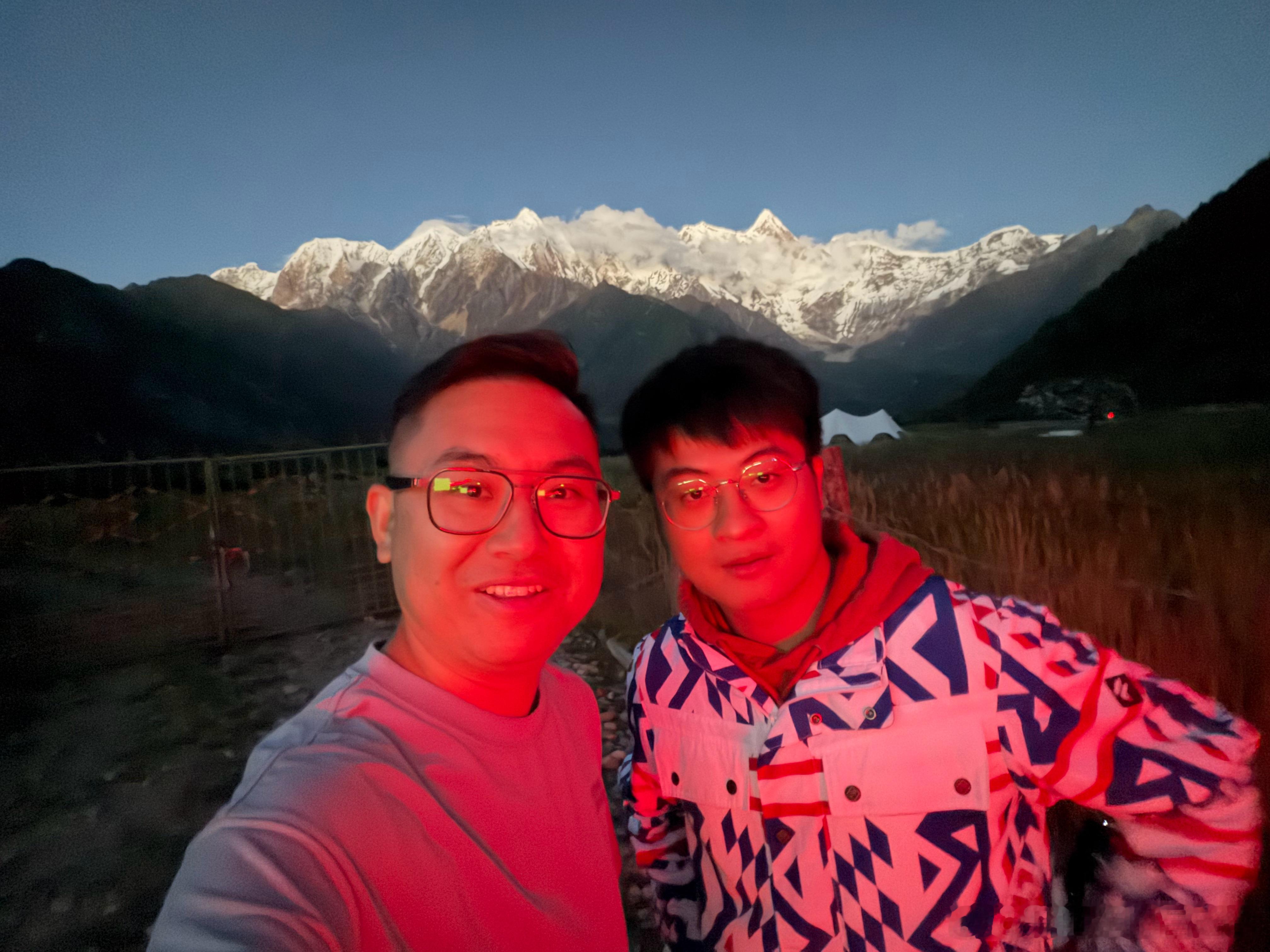 汇合了，南迦巴瓦看到了，好起来了 ​​​