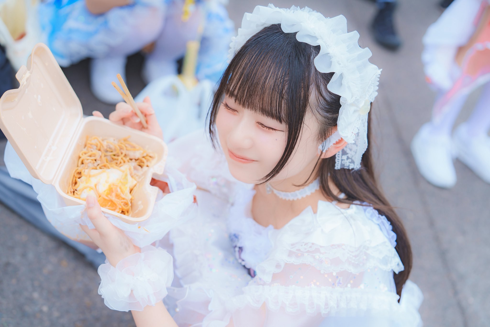 砂糖みるく：「最年少的贪吃鬼🤍」Miruku🥛【のんふぃく！】所属担当色：白