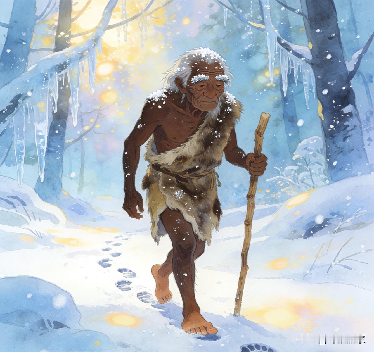 在我小时候的记忆里，村里有一位老人，大家都叫他“赤脚大仙”。因为他一年到底总是赤