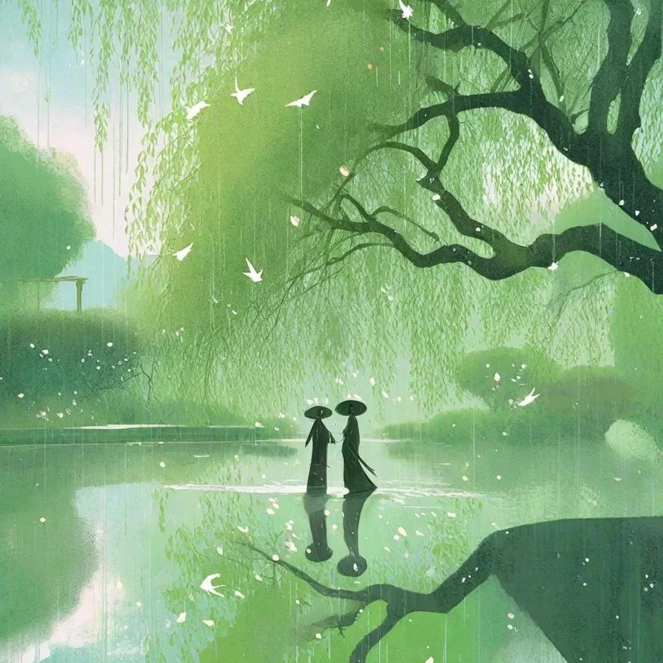 爱他明月好，憔悴也相关。最是繁丝摇落后，转教人忆春山。——清代·纳兰性德《临江仙