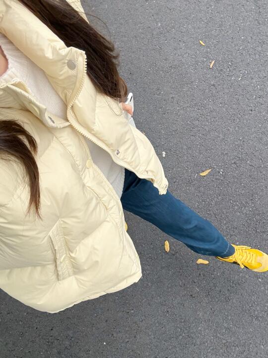 被今天的配色舒服住了，奶黄包🐤