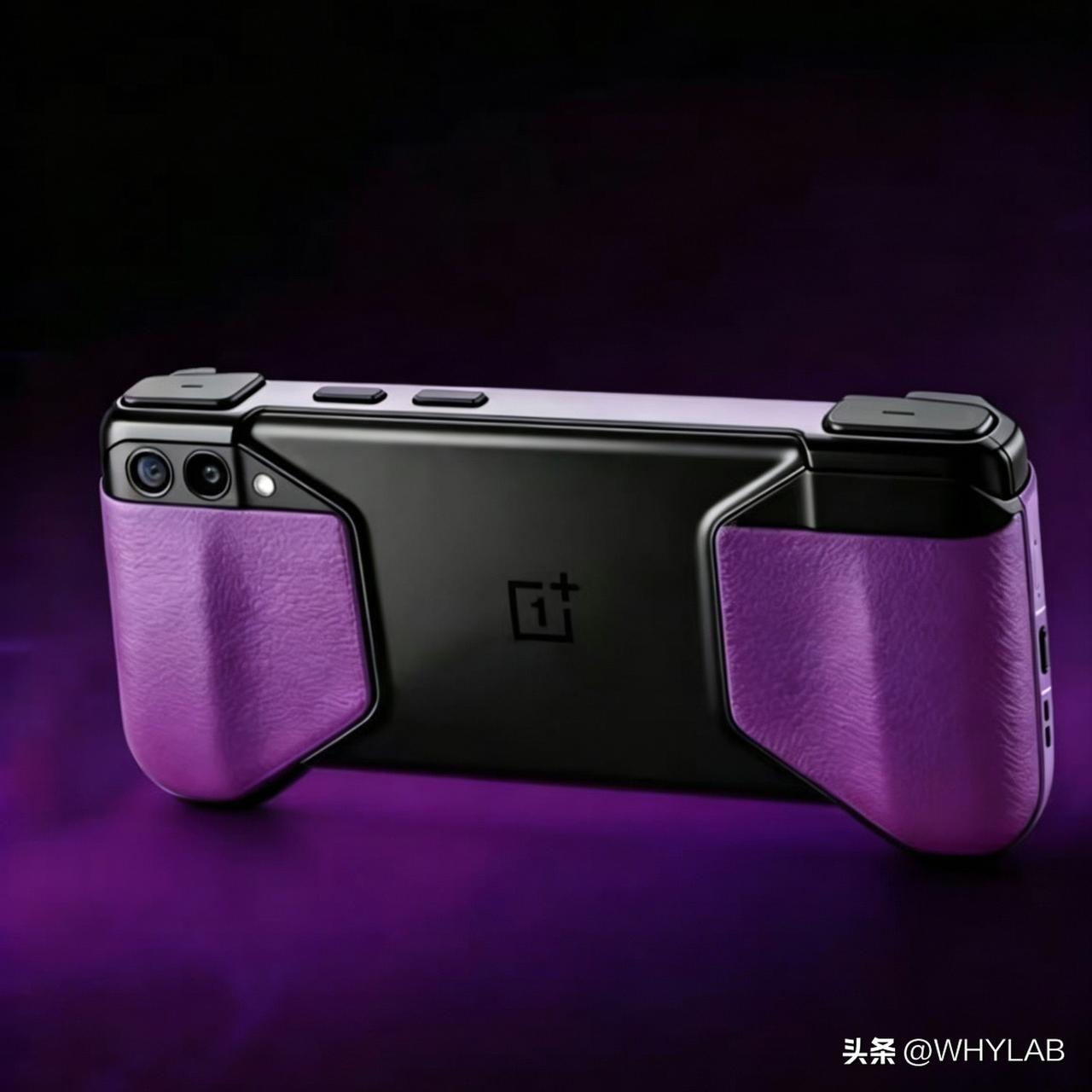 疑似一加 Ace 6 至尊版，还有个掌机外设的配件，整体挺复古，我觉得这种实体外