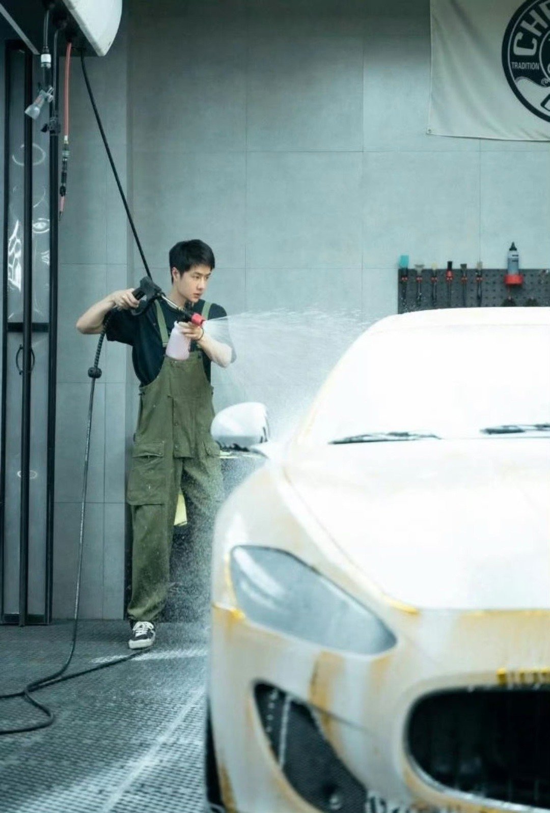 哈哈哈哈忘记洗车头的耶啵💚 