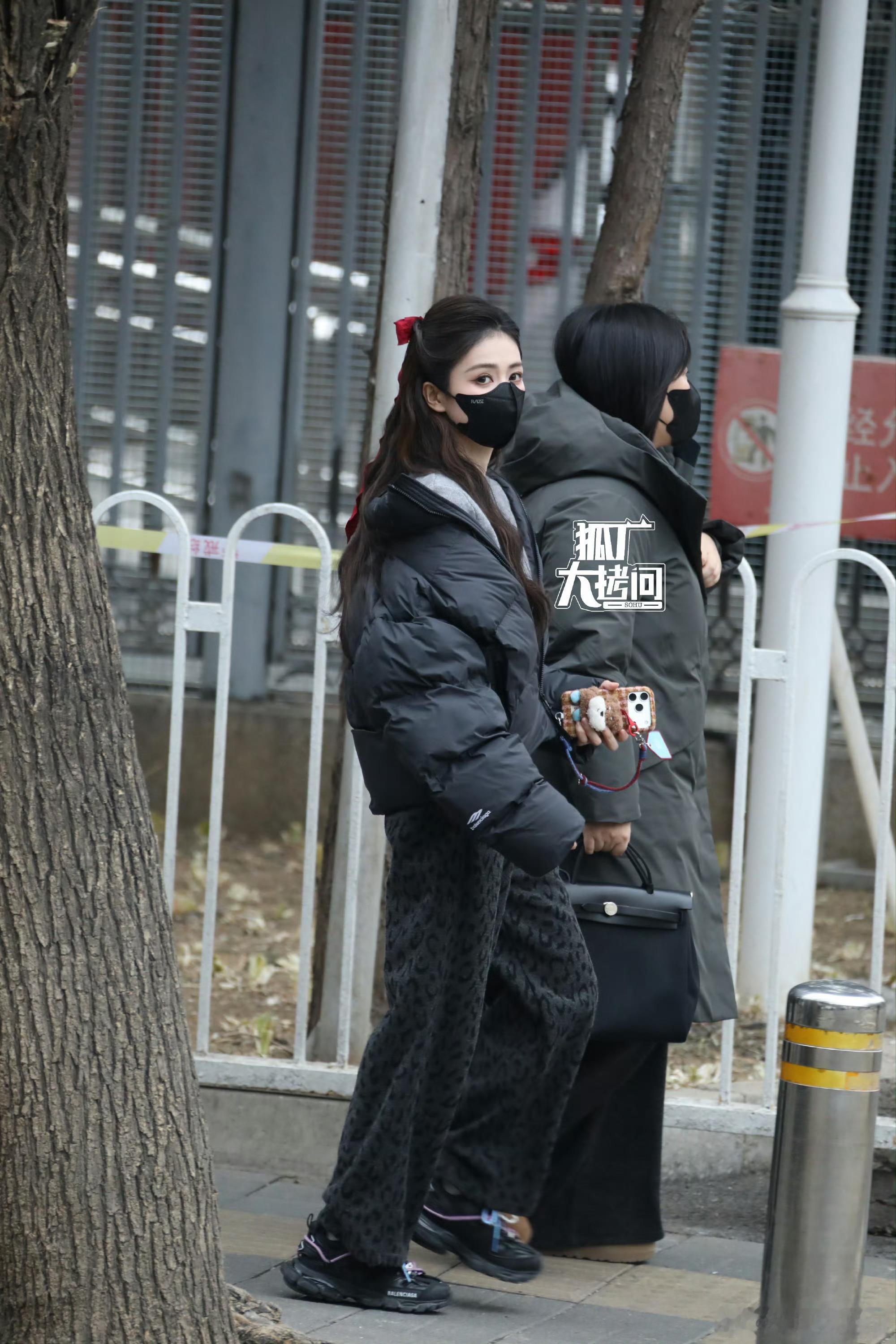 白鹿春晚红蝴蝶结造型白鹿红蝴蝶结 白鹿红蝴蝶结，期待春晚舞台 