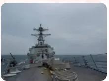 美军又来台海“刷存在感”？1月16日到17日，“菲恩”号驱逐舰和“西尔斯”号测量