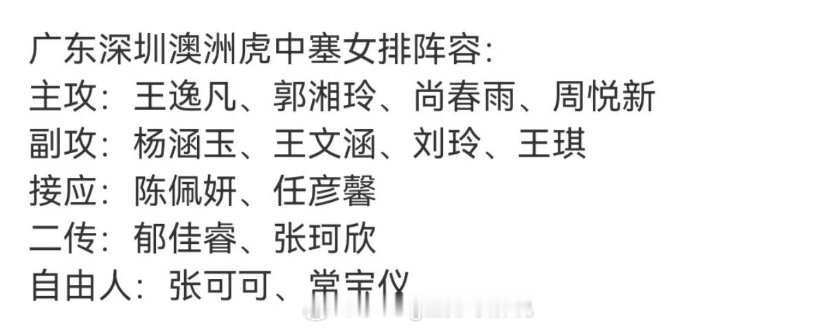 6月13日19:30，深圳vs塞尔维亚女排挑战赛，深圳队阵容:山东女排三位队员加
