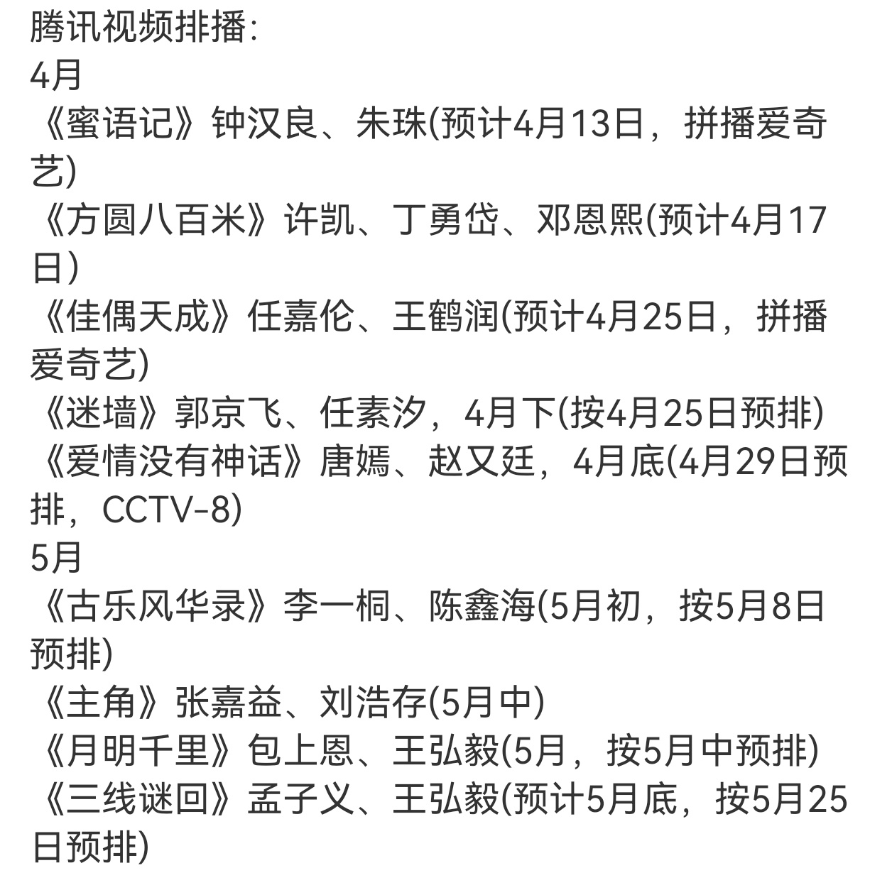 这个瓜主蛮准的 