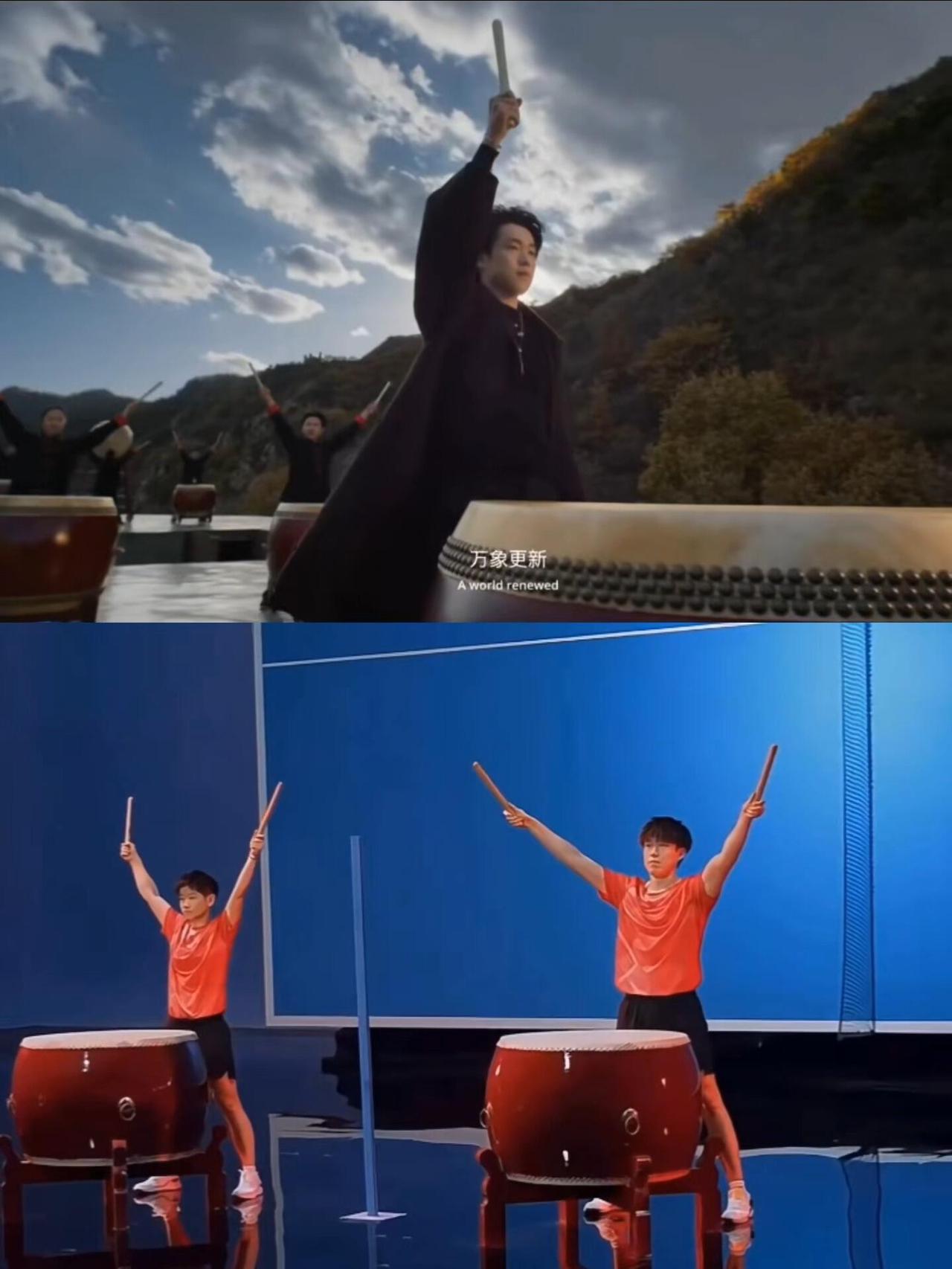 那个小男孩长大成熟了，稳重了，帅气的更足了，真的让人好羡慕！
两年之变，成长真快