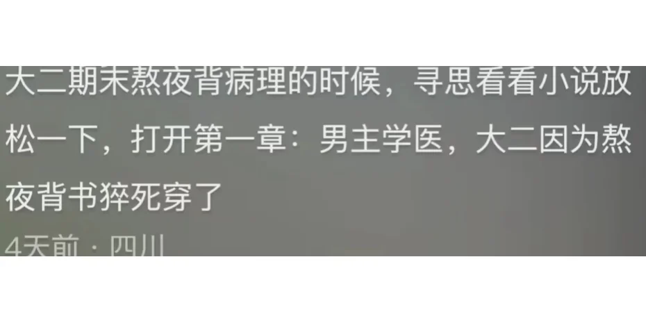 小说也紧跟时代发展了，有点扎心