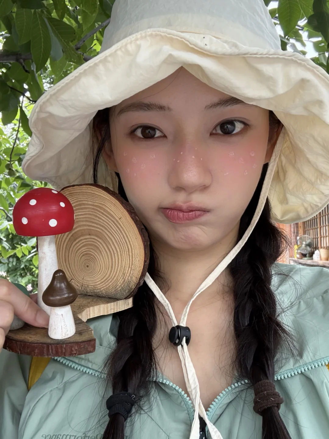 只要我打扮成蘑菇🍄