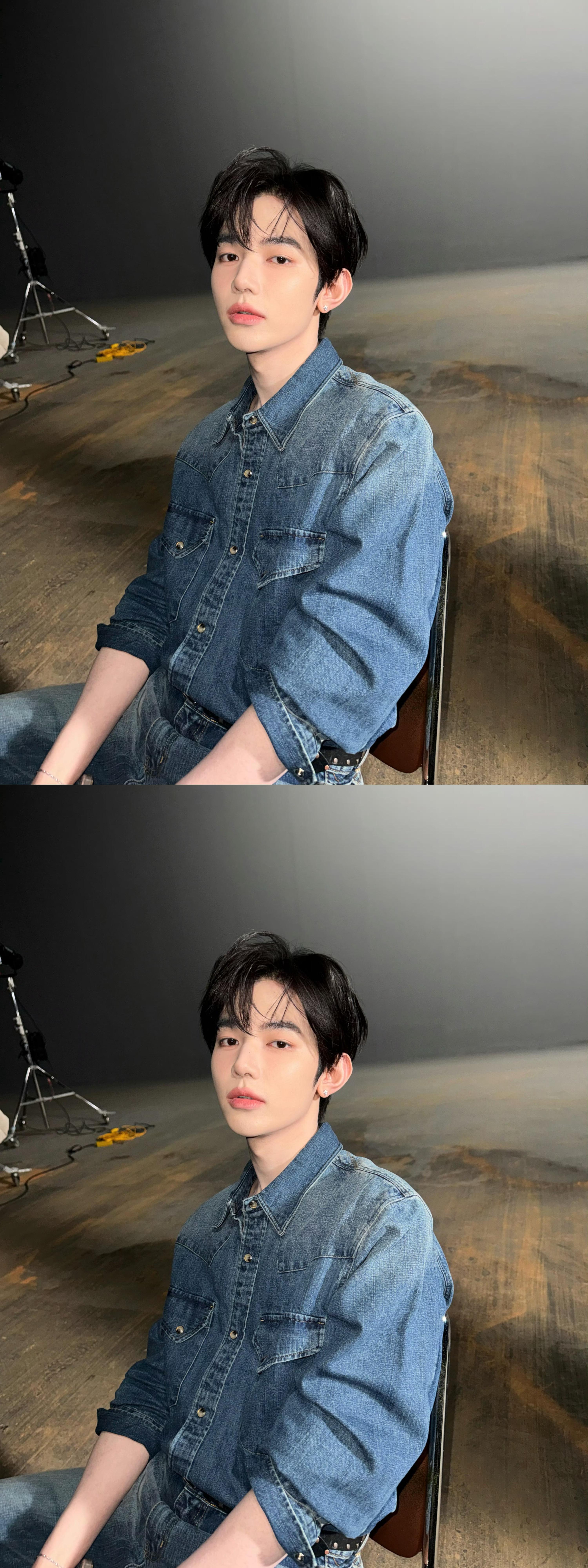 章昊 章昊weverse更新  牛仔造型满分 脸蛋满分