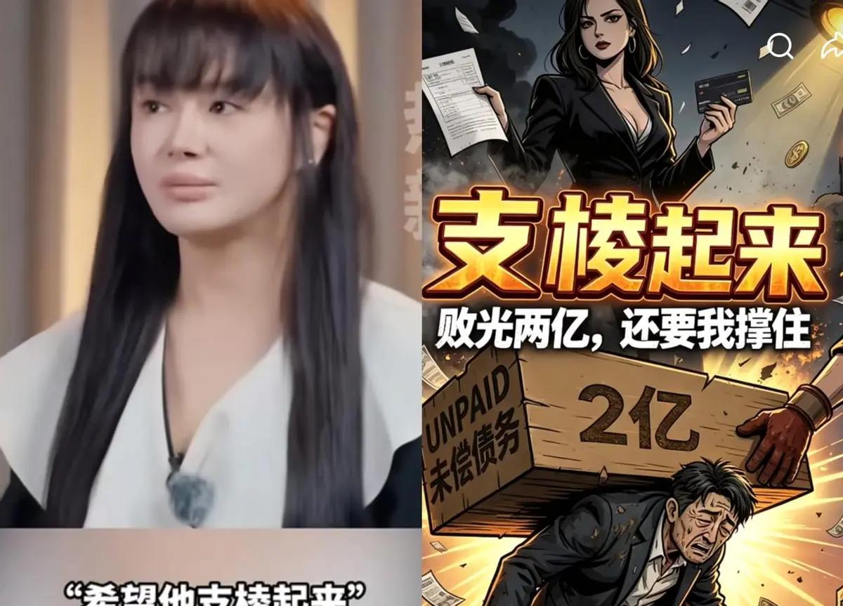 有些女人就是这样，她们自己败家不谈，但就是喜欢把压力推给男人，比如这冉莹颖，败光