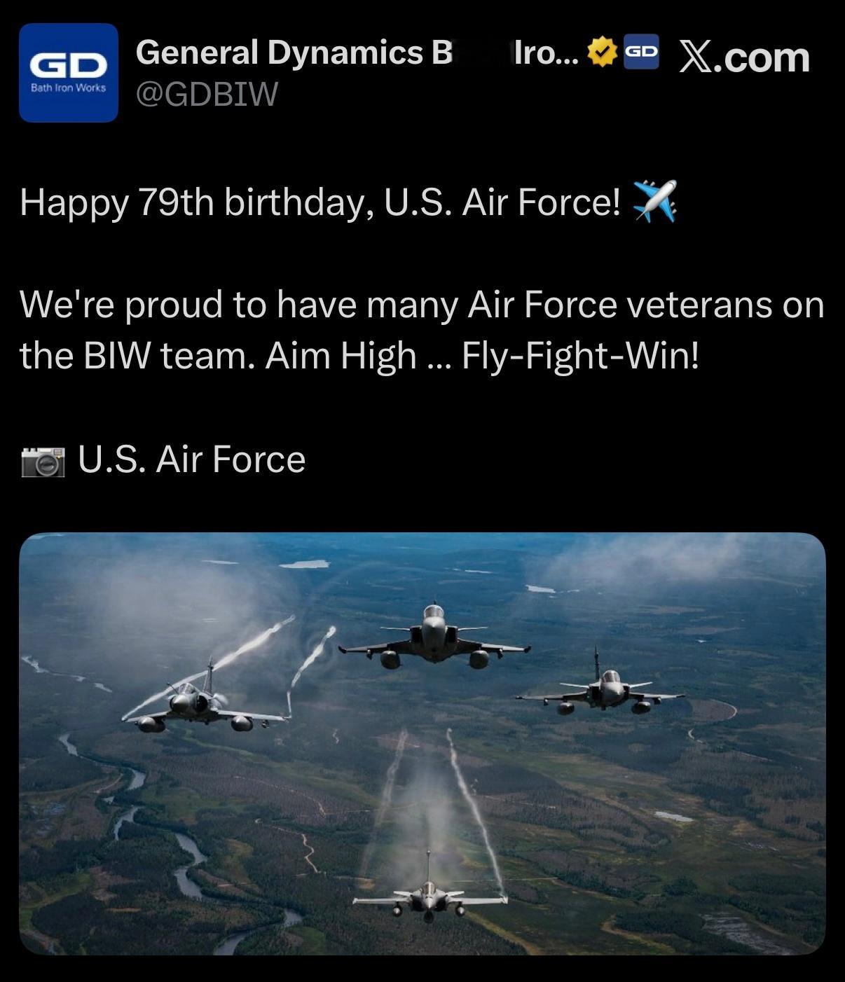 烽火问鼎计划 帝国🇺🇸通用巴斯船厂发帖祝贺🎉帝国🇺🇸空军（二等人）79