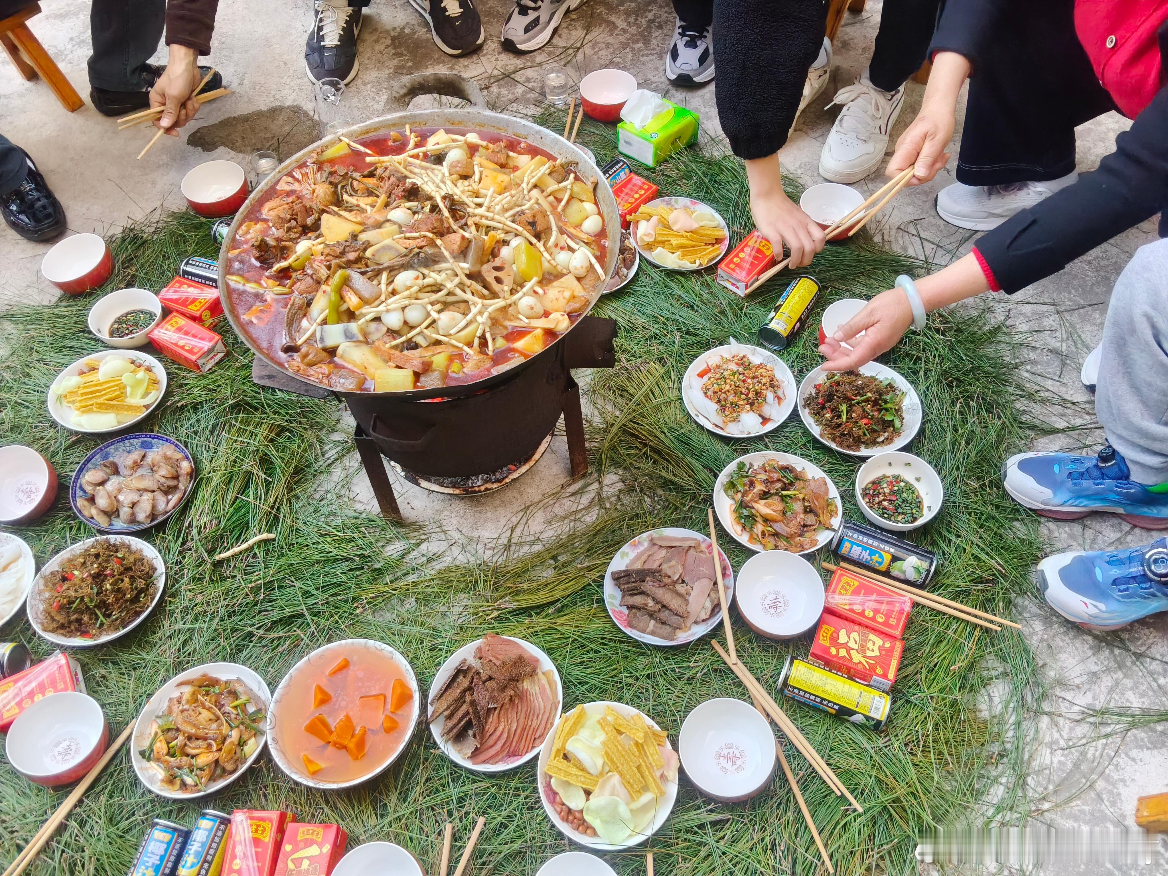 家庭柴火鸡春节春节快乐