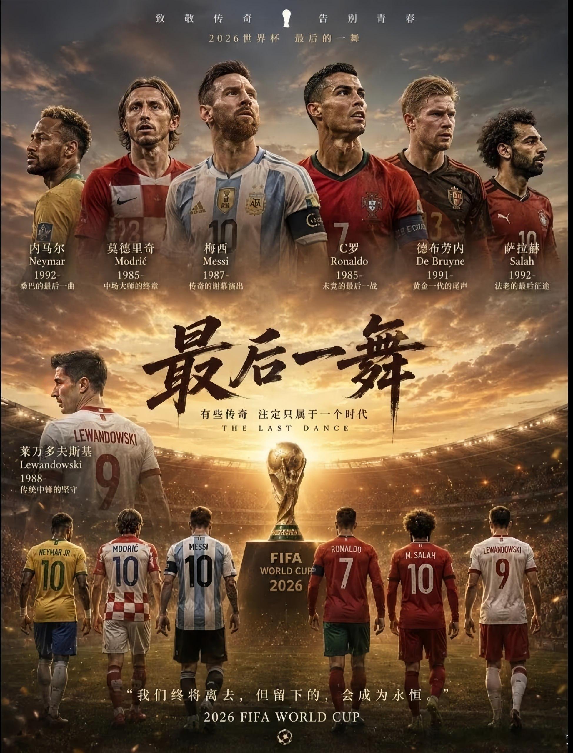 世界杯48队完整名单确定，梅西、C罗第六次出战国际足联宣布，2026年美加墨世界