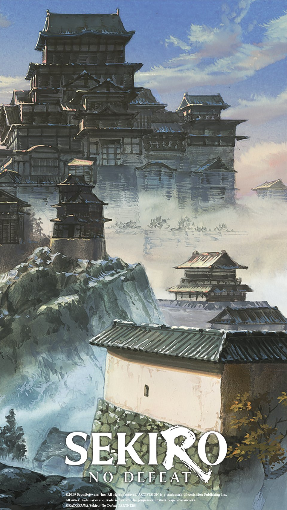 《只狼》改编剧场版动画《SEKIRO：NO DEFEAT》「苇名城」壁纸公开。 