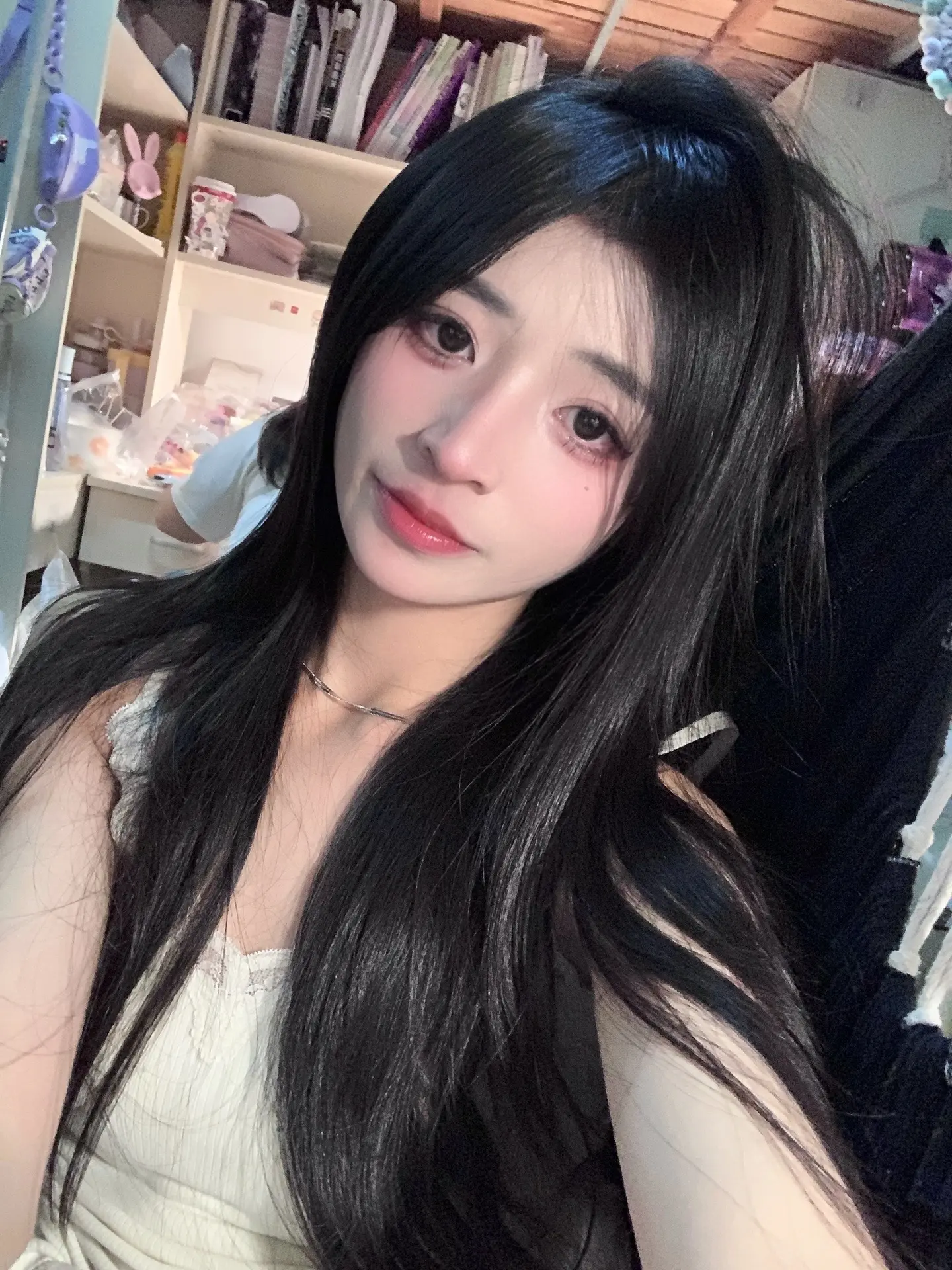 其实我并不像照片里长得那么好看 素颜的样子很丑 吃的东西特别多我没有高...